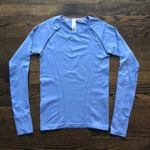 NWOT Ivivva by LULULEMON girls swiftly tech long sleeve